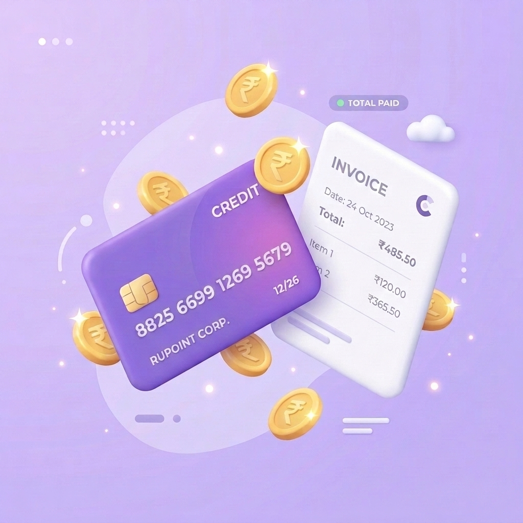 Credit Debt 3D Illustration